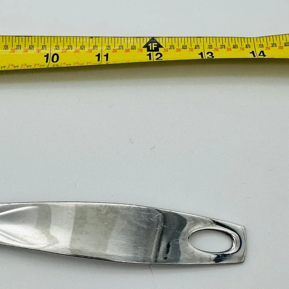 Oneida Stainless Steel Slotted Fish Spatula Black Nylon Head Turner